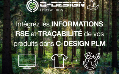 Intégrez les informations RSE et traçabilité de vos produits dans C-DESIGN PLM