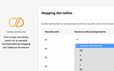 Nouveautés sur vos tableaux de mesure