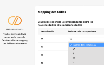Nouveautés sur vos tableaux de mesure
